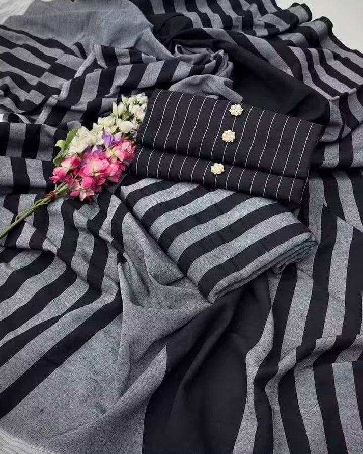 3pc Multani Khaddi Susi Black